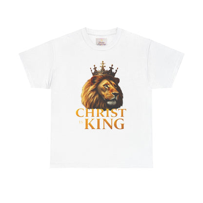 Christ Is King – Lion & Cross Women’s Christian Tee
