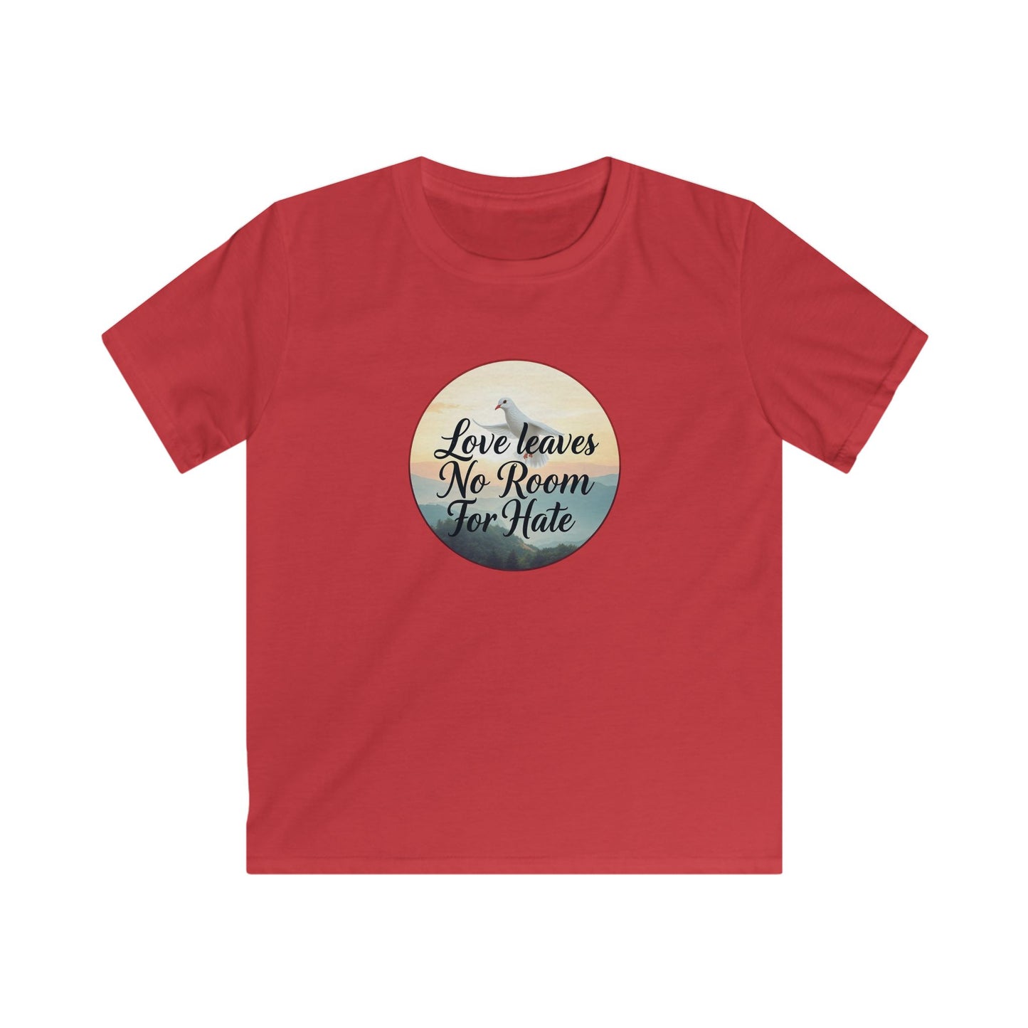 Pure Love – “Love Leaves No Room for Hate” Girl’s Softstyle Tee