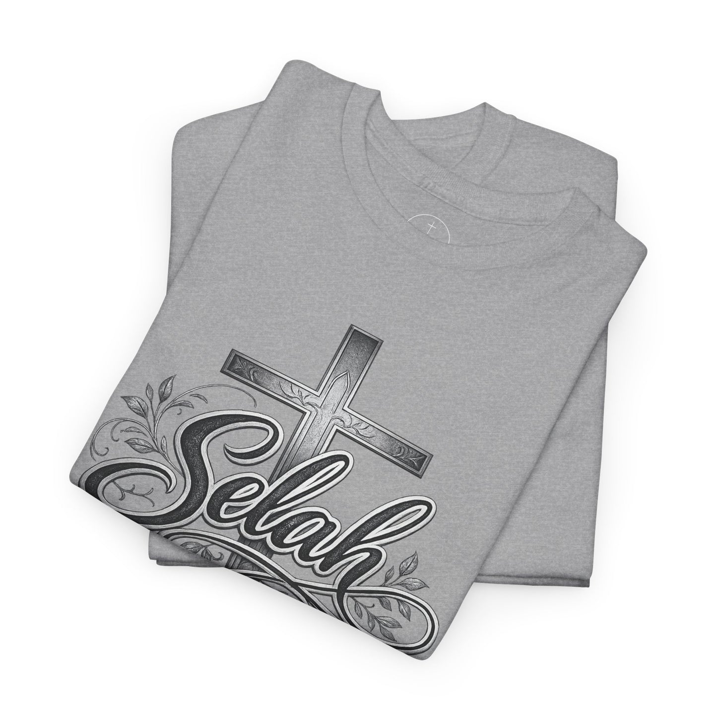 Selah Cross Tee — Men's Christian T‑Shirt