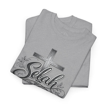 Selah Cross Tee — Men's Christian T‑Shirt