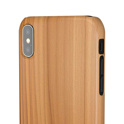 Natural Wood Grain iPhone Snap Case