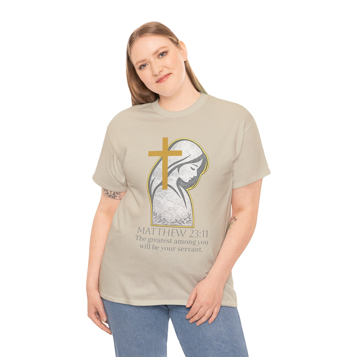 Humble Servant - Women's Christian Tee (Dark Lettering)