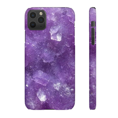 Amethyst Crystal Finish iPhone Snap Case