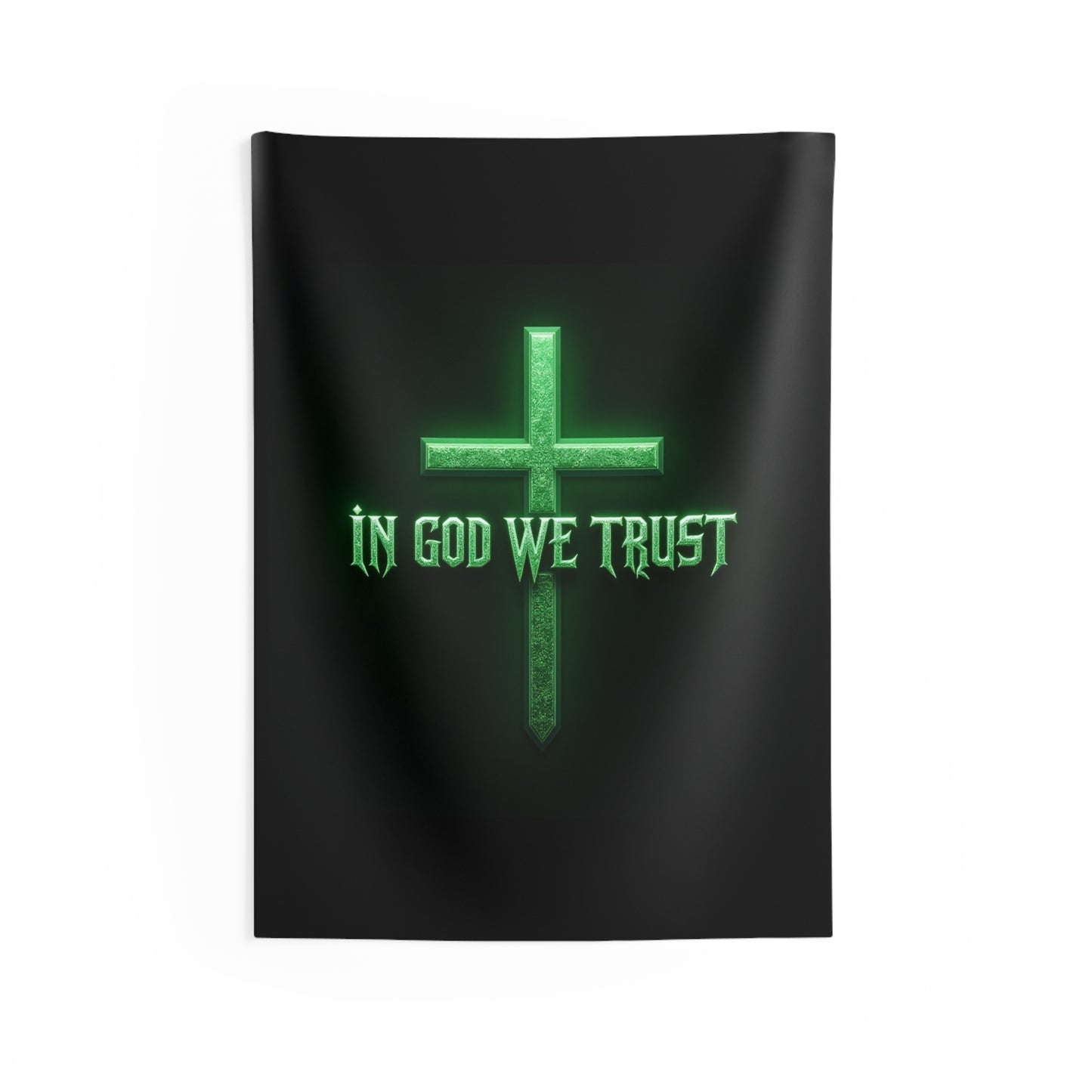 In God We Trust – Bold Faith Wall Tapestry for the Brave