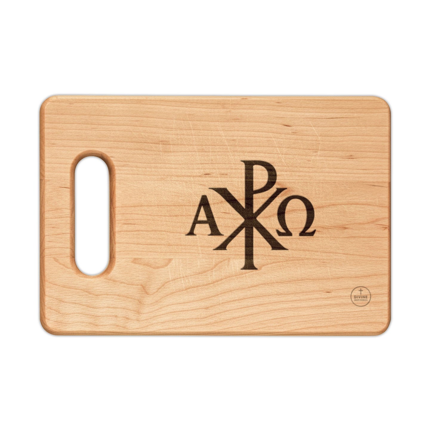 Chi Rho — Alpha & Omega Faith Cutting Board