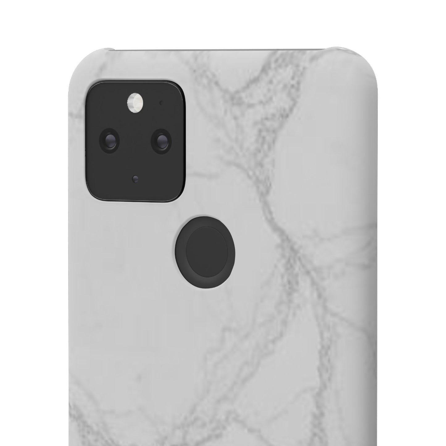 Marble Finish Design Google Pixel 5 Snap Case