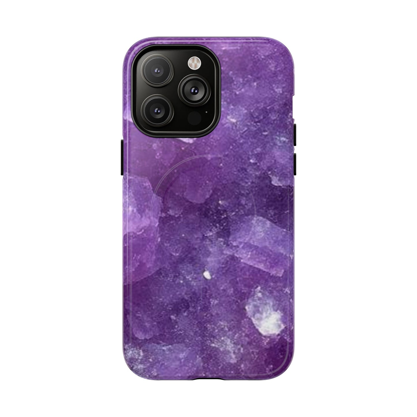 Spiritually Refined – Amethyst Crystal iPhone Magnetic Tough Case