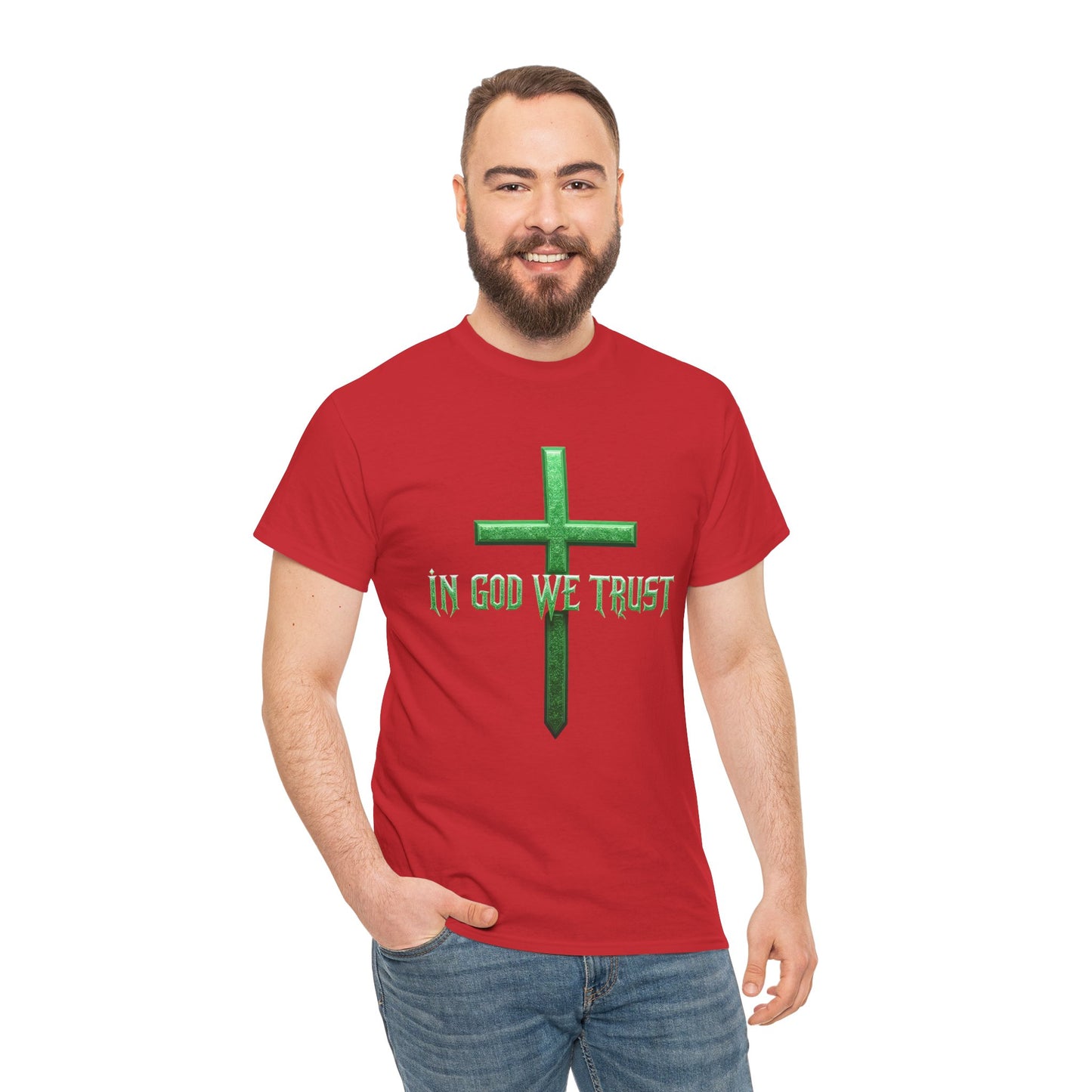 In God We Trust (Green Ed) – Men’s Christian Tee