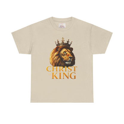 Christ Is King – Lion & Cross Women’s Christian Tee