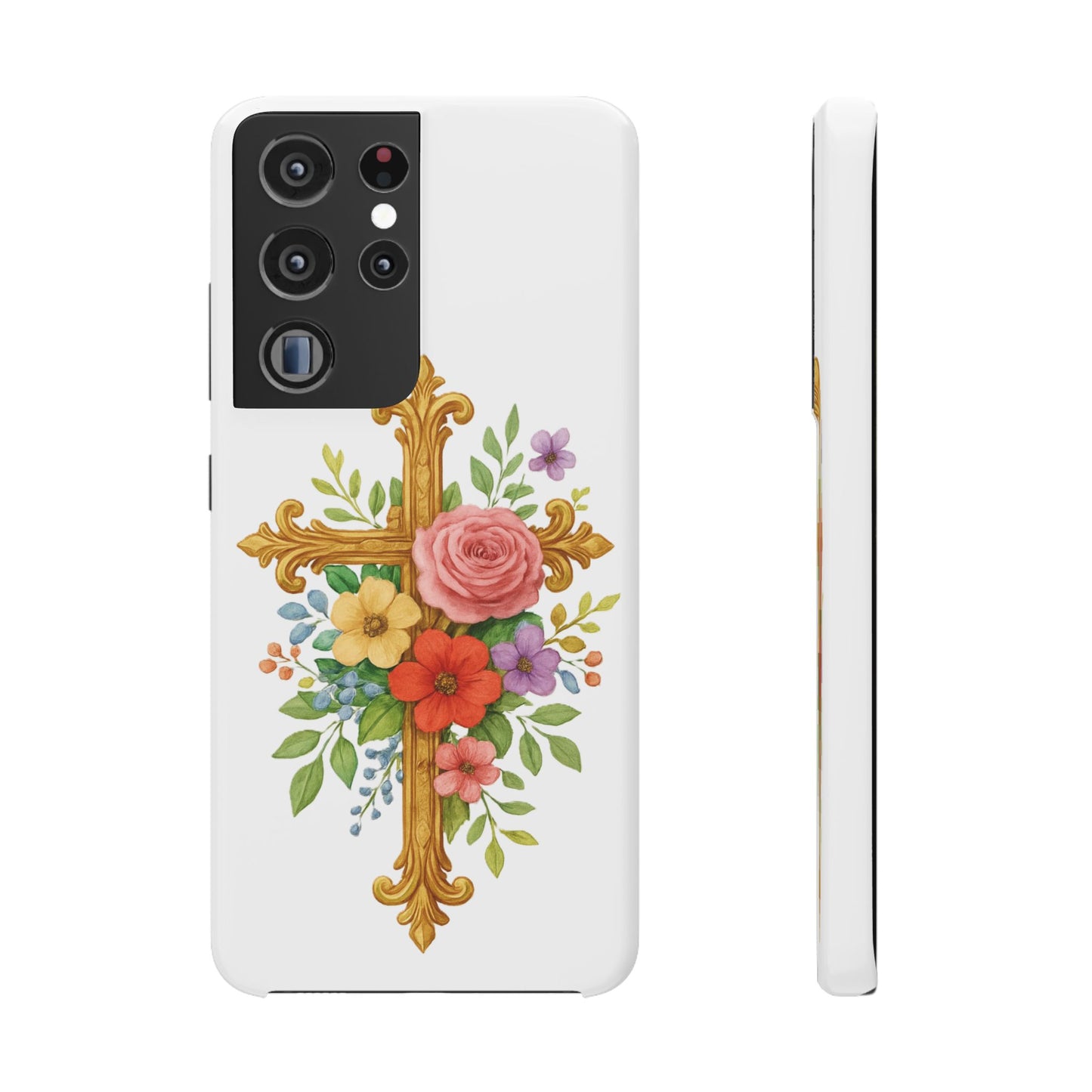 Floral Cross Snap Case for Samsung – Faith in Bloom