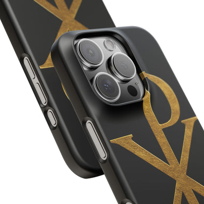 Black Chi Rho Snap Case for iPhone – The Way, Truth & Life