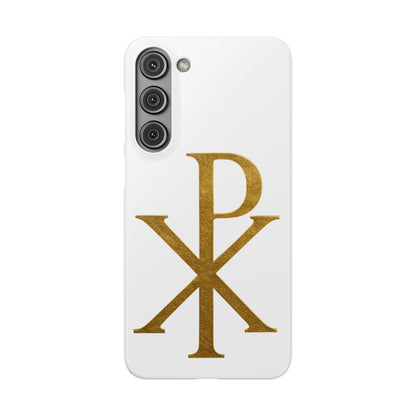White Chi Rho Snap Case for Samsung – Guiding Light