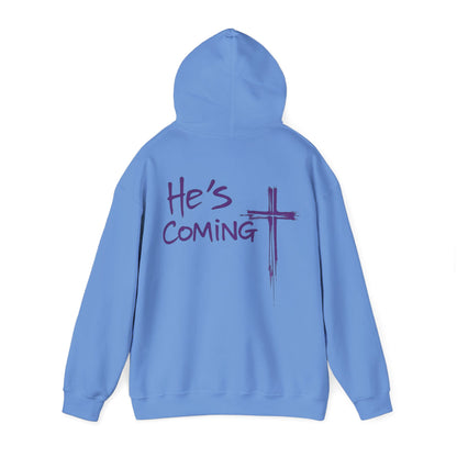 Prepare the Way – "He's Coming" Christian Men's Hoodie