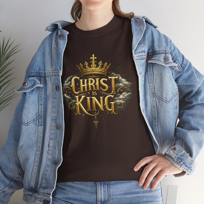 Christ is King Crowned - Women's Christian T-Shirt