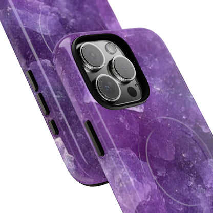Spiritually Refined – Amethyst Crystal iPhone Magnetic Tough Case