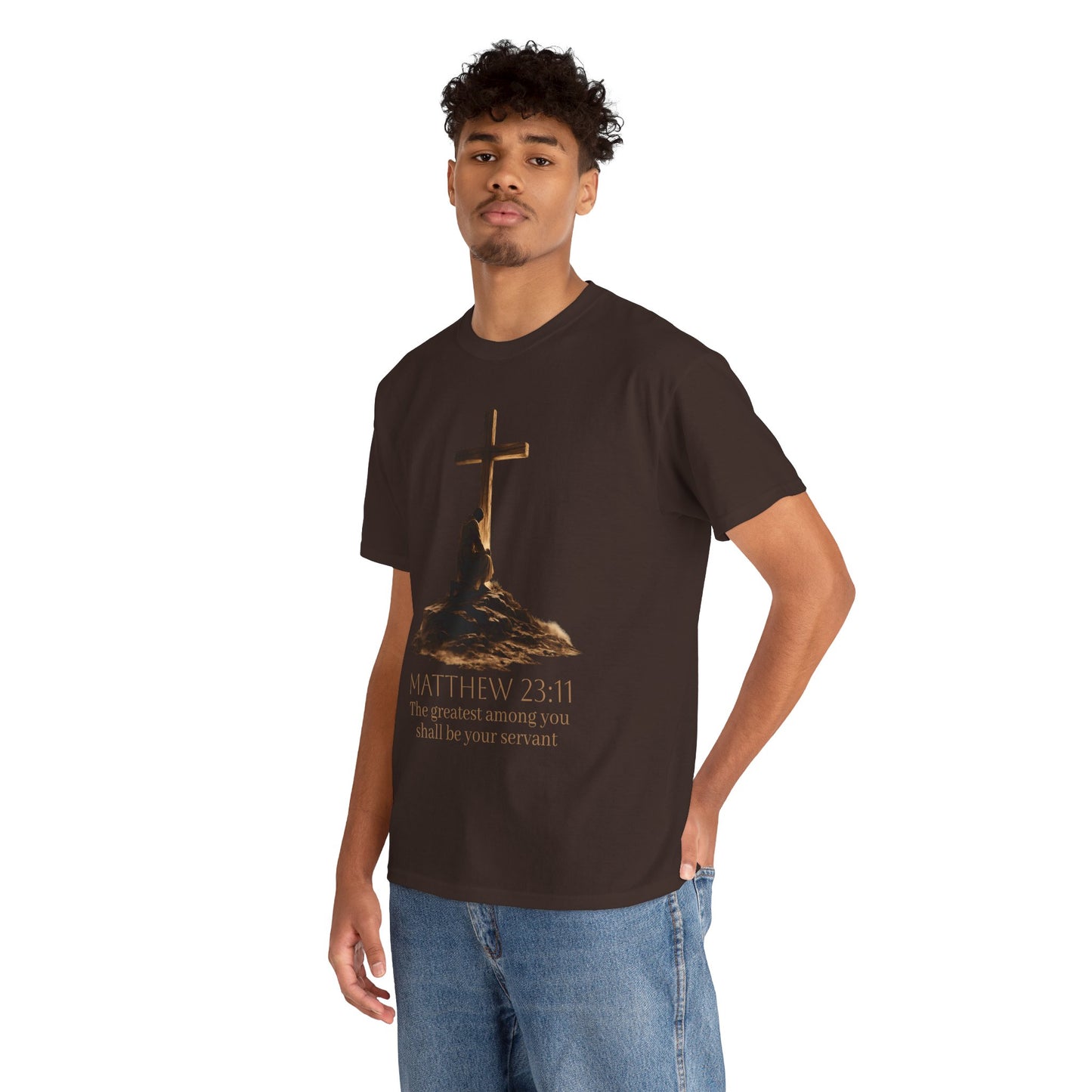 Humble Servant - Men's Christian T-Shirt (Front Design)