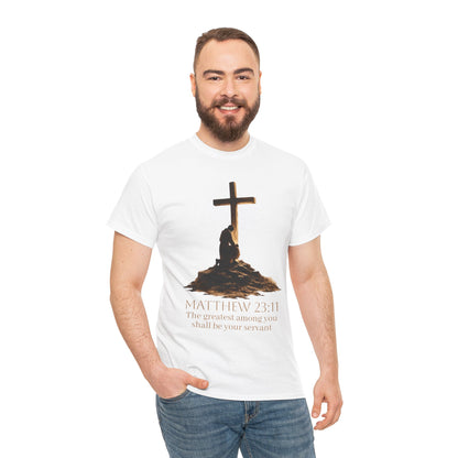 Humble Servant - Men's Christian T-Shirt (Front Design)