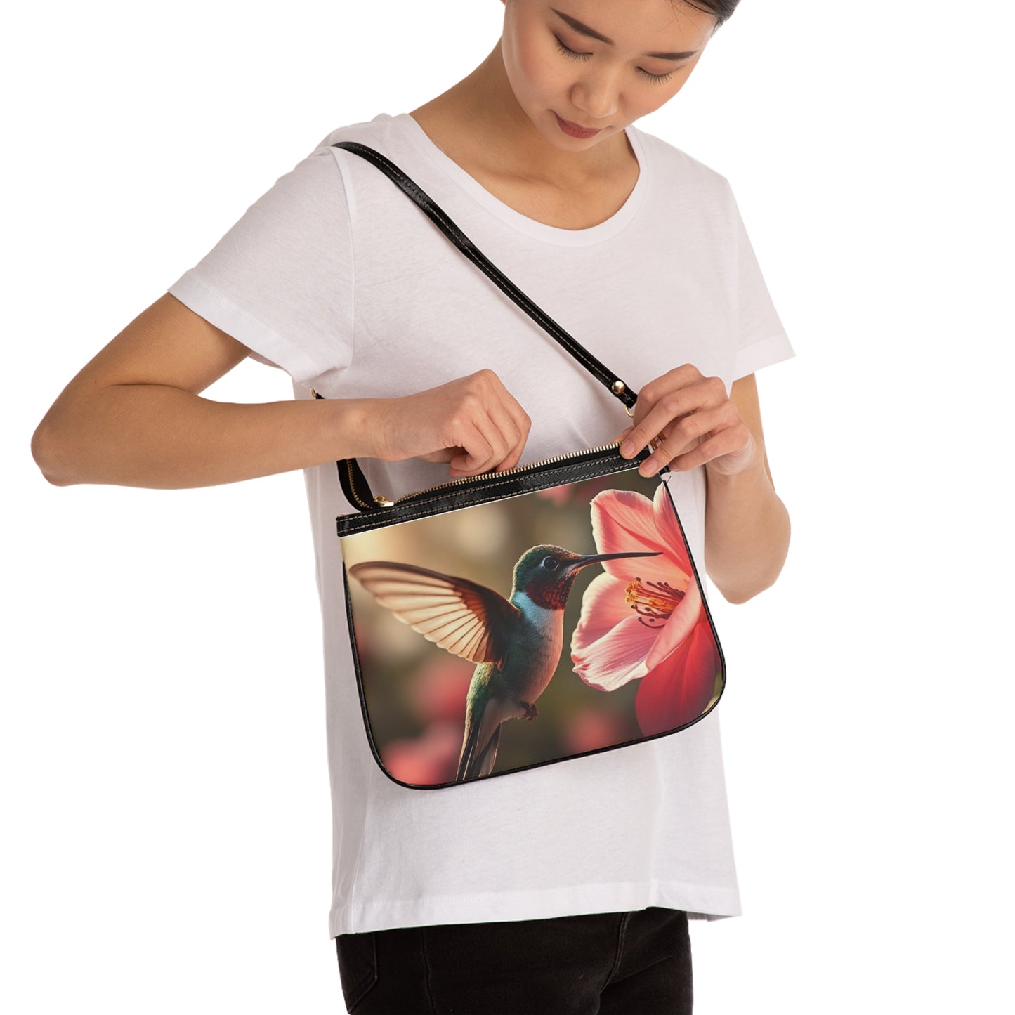Flight of Grace Shoulder Purse