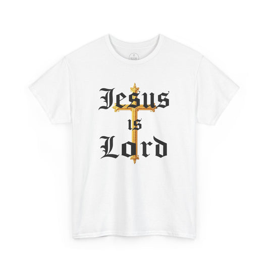 Jesus is Lord with Cross - Men's Christian T-Shirt