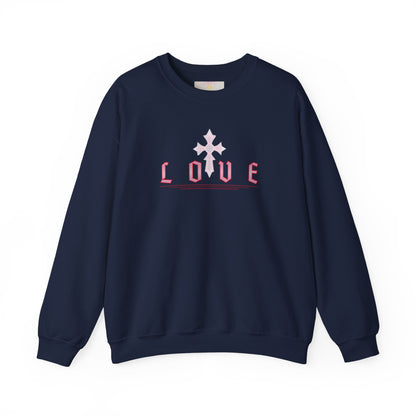 Fearless Love Men’s Sweater – Courage in Faith
