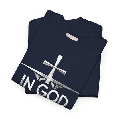 In God We Trust | Men’s Christian T-Shirt with Scripture Back Print