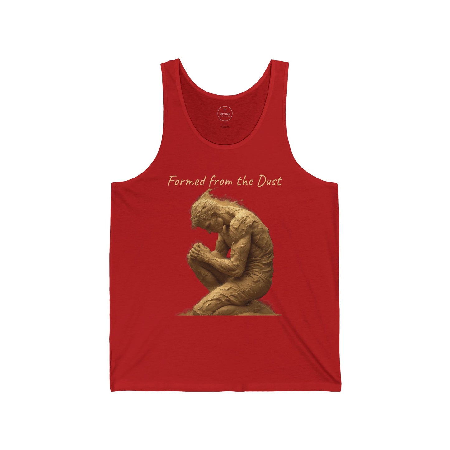 Formed from the Dust (Light Lettering) | Men’s Christian Tank Top