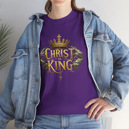 Christ is King Crowned - Women's Christian T-Shirt