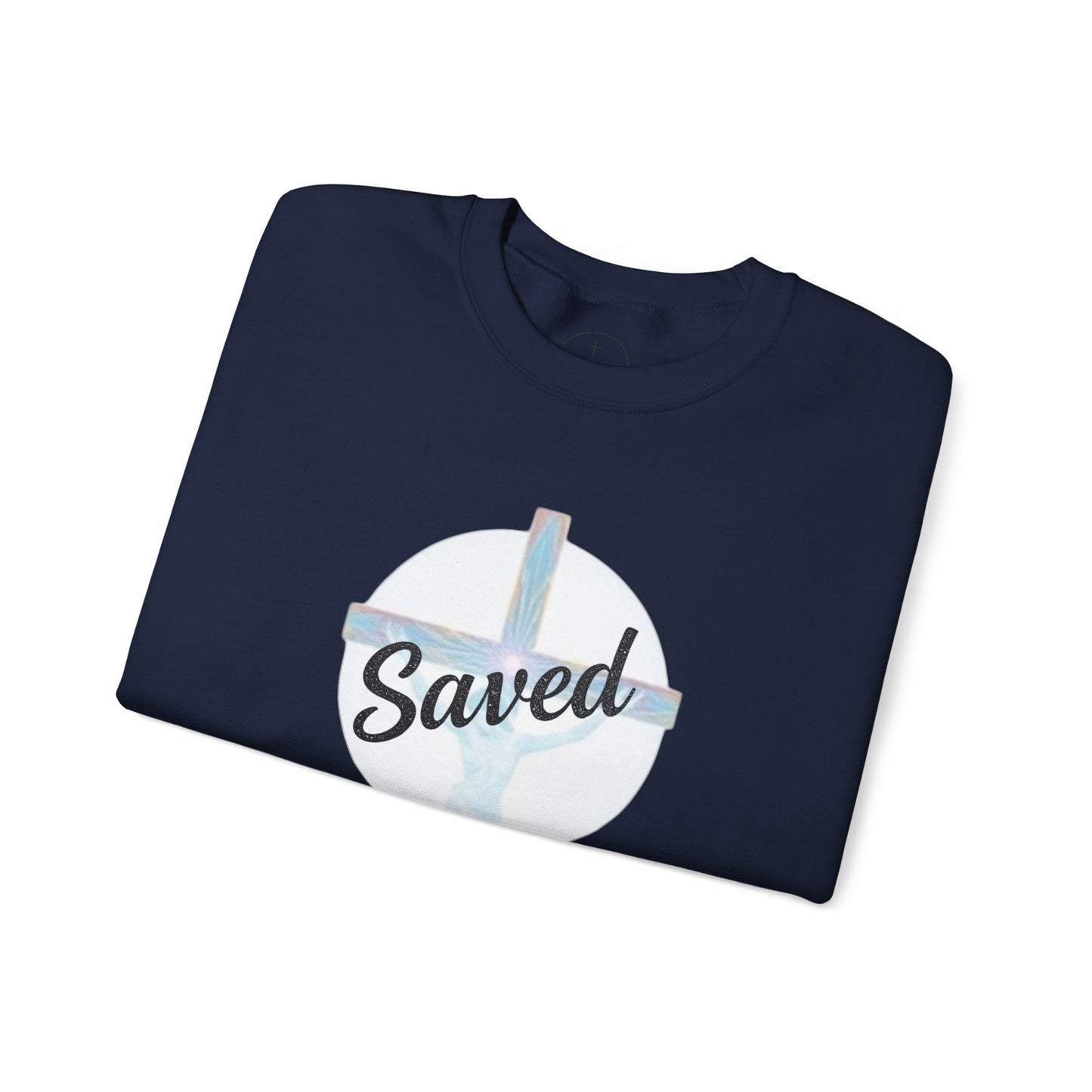 Saved - Men's Christian Sweatshirt of Faith