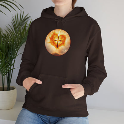 Women’s Sacred Heart Hoodie – Faith-Inspired Spiritual Pullover