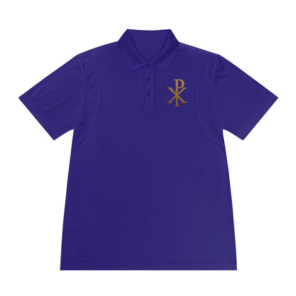 Men’s Chi Rho Polo Shirt – Faith & Heritage in Everyday Wear