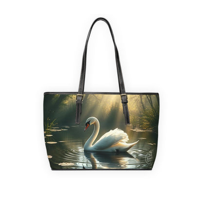 Divine Grace - White Swan Shoulder Bag