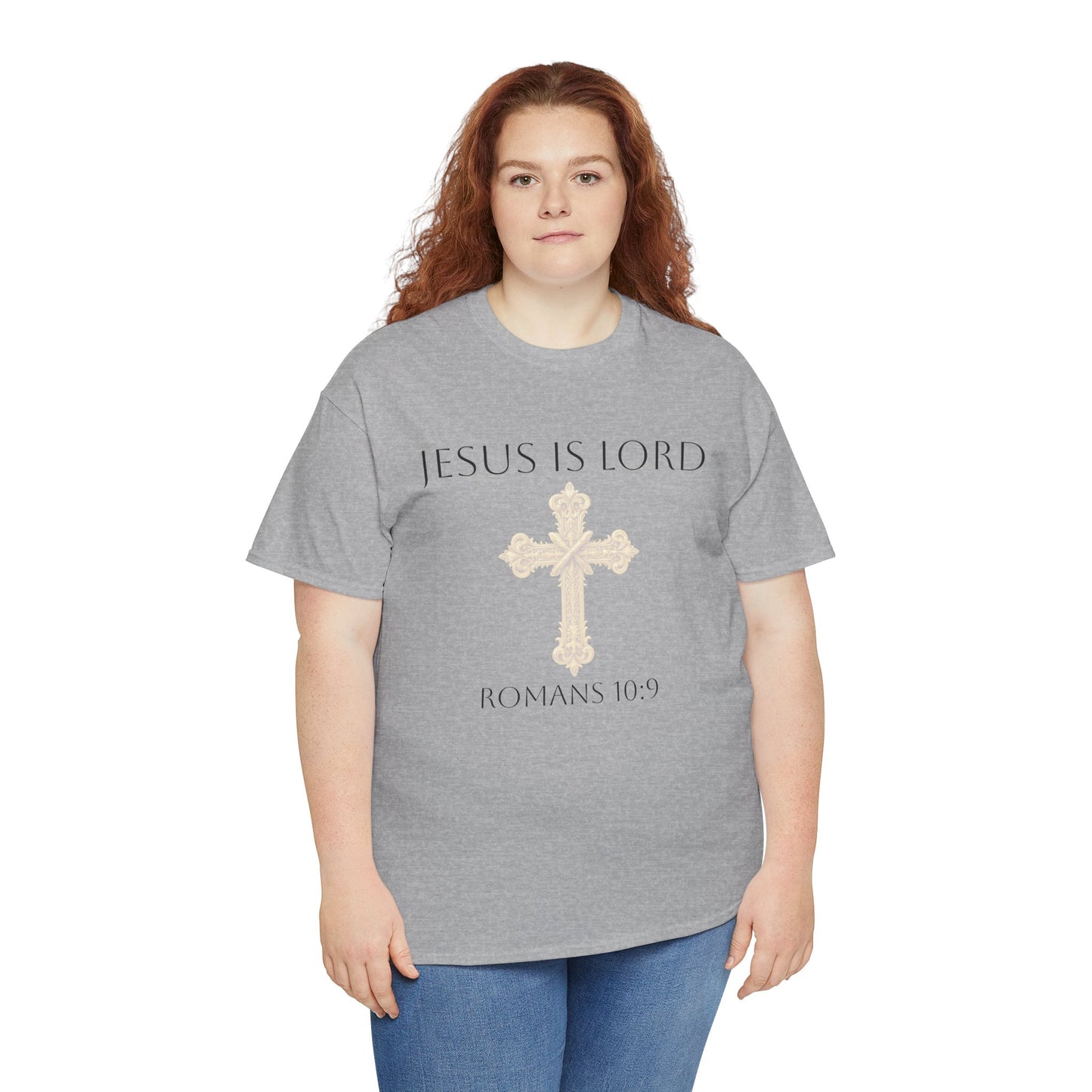 Jesus is Lord - Christian Women's Tee (Black Lettering)