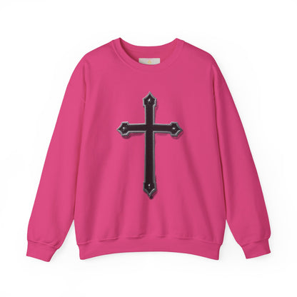 Warrior’s Black Cross Women’s Christian Sweatshirt | Ephesians 6:11