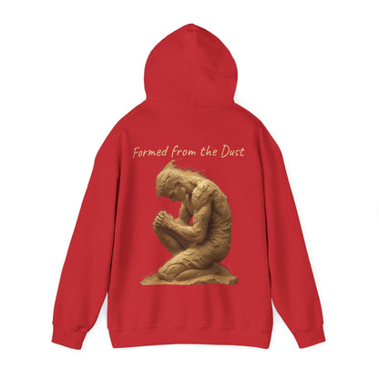 Formed from the Dust (Light Lettering) | Men’s Christian Hoodie with Genesis 2:7