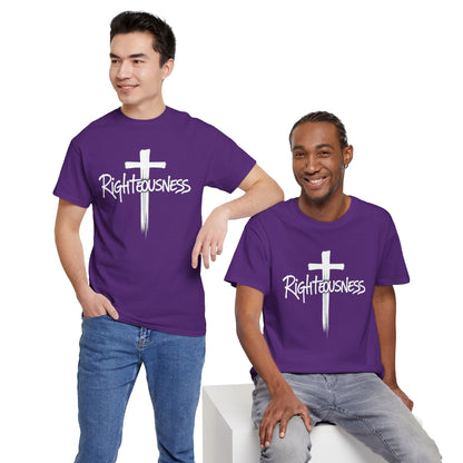 Righteousness - Christian Men's T-Shirt (Dark Colors)