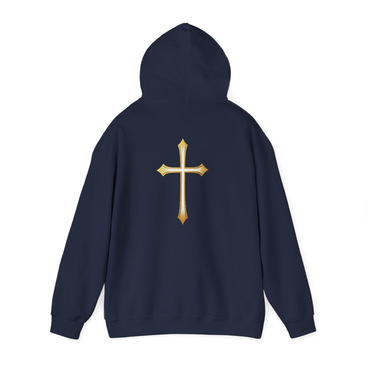 Gold Cross Men's Christian Hoodie