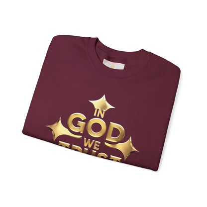 In God We Trust (Gold) - Women’s Christian Sweatshirt