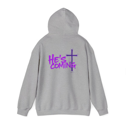 He’s Coming Men’s Christian Streetwear Hoodie