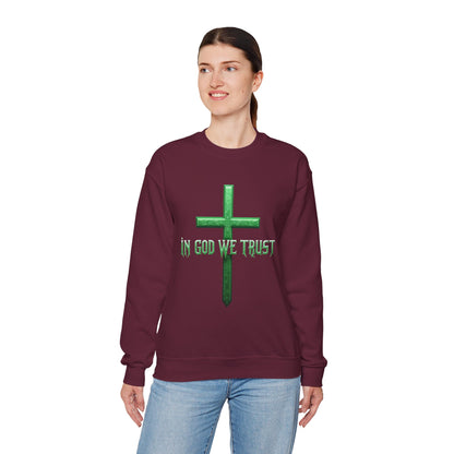 In God We Trust (Matrix)– Women’s Christian Sweatshirt