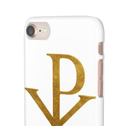 White Chi Rho Snap Case for iPhone – The Way, Truth & Life