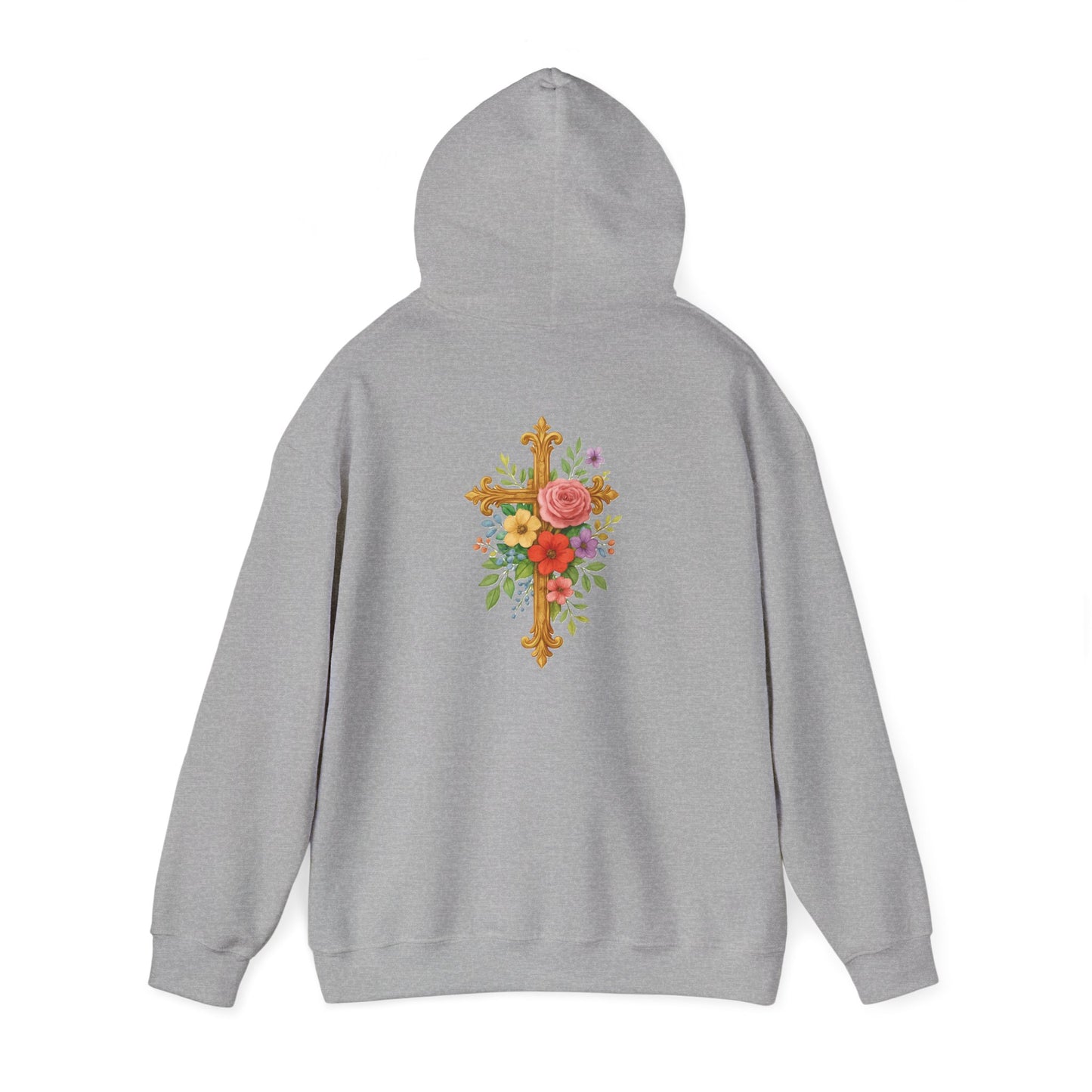 Floral Cross Women’s Christian Hoodie