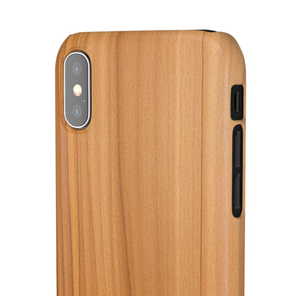 Natural Wood Grain iPhone Snap Case
