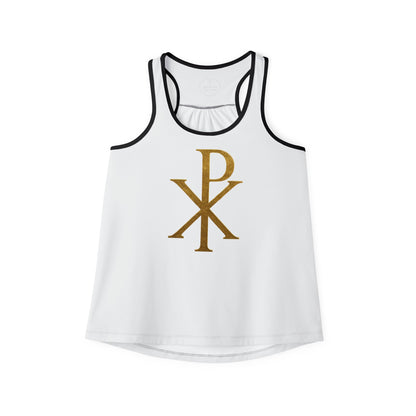 Chi Rho Women’s Christian Tank Top – Symbol of Victory in Christ