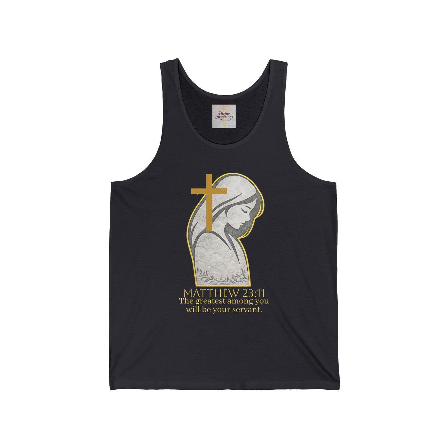Humble Servant - Women's Christian Tank Top (Bright lettering)