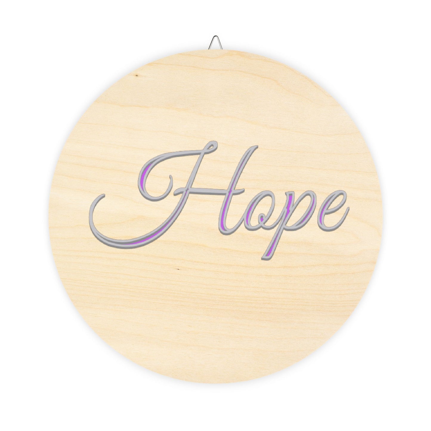 Faith, Hope and Love 'Hope' Wall Hanging — Inspirational Christian Wooden Décor