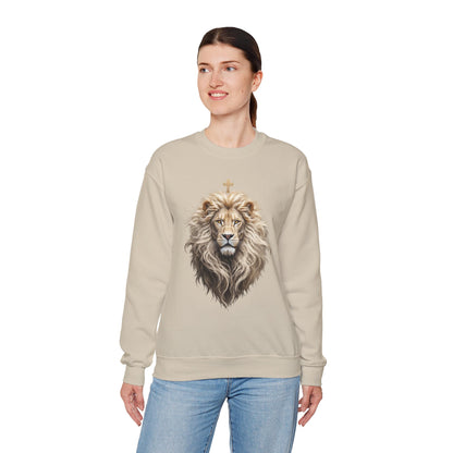 Christ is King (Lion of Judah) - Women's Christian Sweatshirt