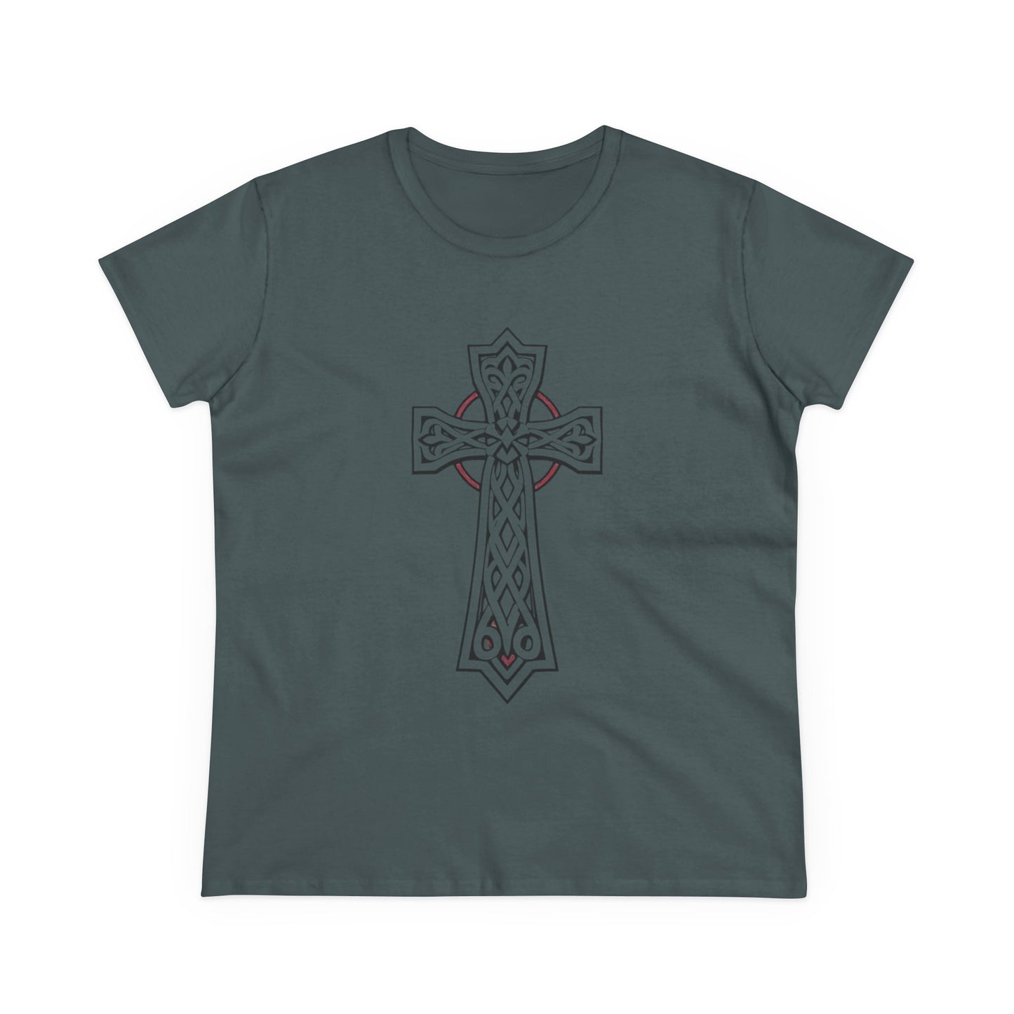 Rooted Grace | Women’s Celtic Cross Tee