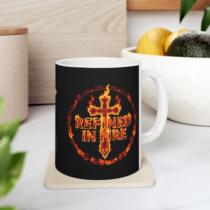 Refined in Fire Christian Mug – 11oz & 15oz