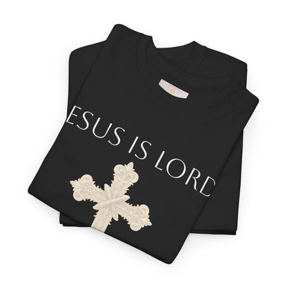Jesus is Lord - Christian Women's Tee (White Lettering)