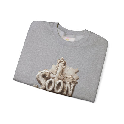 “Soon” Cross Women’s Sweatshirt – Wrapped in Hope